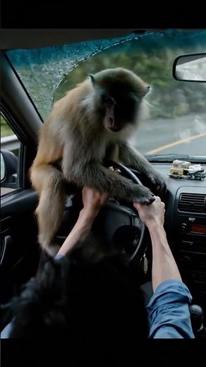 Monkey Hero Saves Bus from Disaster