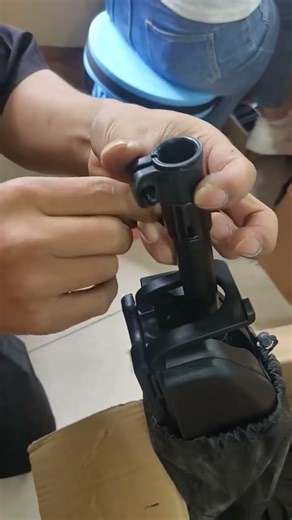 Walking Stick with Seat Please watch the video to see how to install the cane clips and fasteners.