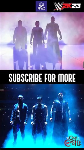 WWE 2K23 vs REAL LIFE GRAPHIC COMPARISON Judgement Day Entrance Finn Balor Rhea Ripley Damian Priest #rhearipley #shorts #WWE#wwe2k23 # | Fantasy Wrestling