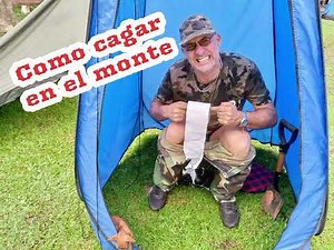 COMO CAGAR EN EL MONTE. como guardar la carpa baño