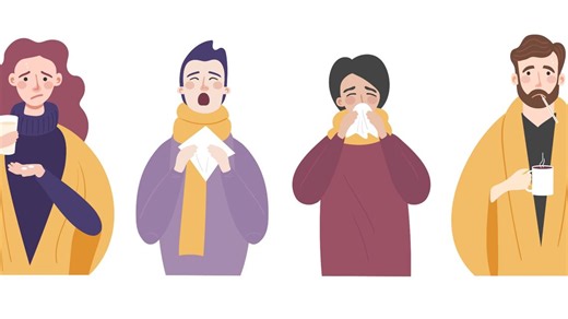 How long after flu exposure do symptoms appear?