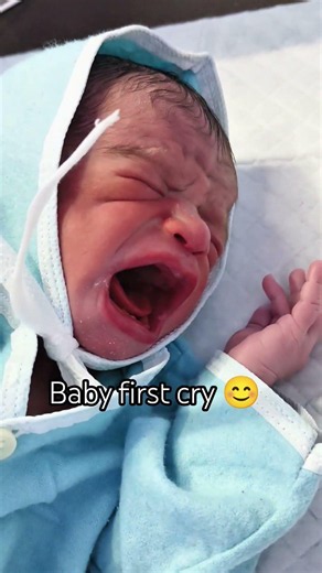 👶 The First Cry That Brings Every Parent to Tears ❤️ #shorts #nicubaby