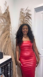 Watch Amazing faux leather dress. The quality is incredible on Amazon Live