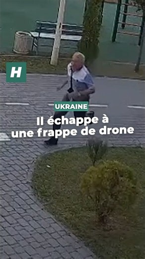 Cet homme échappe de justesse à une frappe russe en Ukraine
