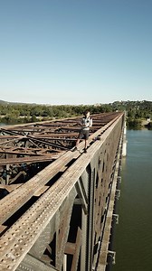 ʀᴇᴍɪ ᴇɴɪɢᴍᴀ on Instagram: "Making my own footwork on this bridge in France 🏃‍♂️ •••••••••••••••••••••••••••••••••••••• #scaryhighstuffs #climbingworldwide #rooftopviews #freeclimb #droneart #rooftopilegals #rooftoppingdaily #exploretocreated #urbexplaces #rooftopviews #ontheroofselfie #takememoreadventures"