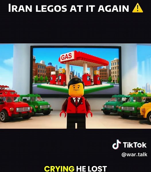 Iran back at it again with a LEGO video! #iranwar #legovideo #lego | legos