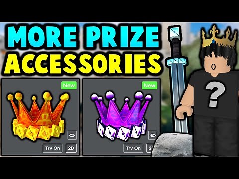 Players Get AWARDED These New Crown Accessories? (ROBLOX)