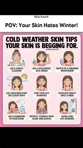 Why Your Skin Gets Worse Every Winter (Fix This)! 😳 #shorts #skincare #winterskincare #skincaretips
