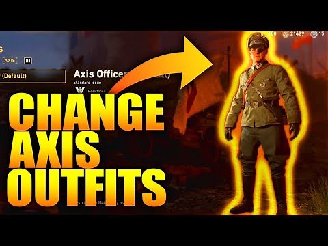 COD WW2 HOW TO CHANGE GERMAN DIVISIONS UNIFORM