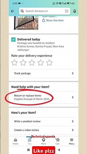 How to Return product on Amazon || Return your product on Amazon #amazon #return