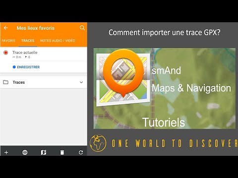 Tutoriel Osmand : Comment importer une trace GPX