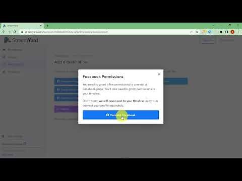 How To Connect Streamyard To Facebook