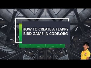 How to create a flappy bird game in code org