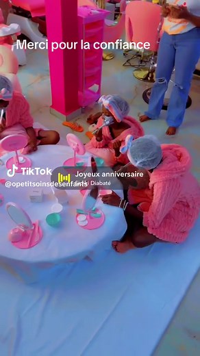 Girls' Pink Tea Party Celebration for a Birthday