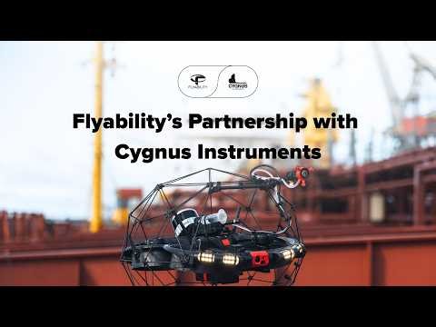 A glance at Flyability's partnership with Cygnus Instruments to create the leading aerial NDT tool