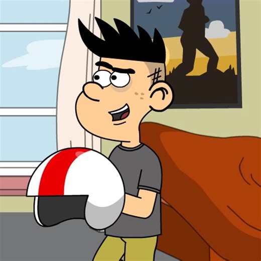 Brad Steals Kick's Helmet and gets grounded #goanimate #goanimategrounded #kickbuttowski