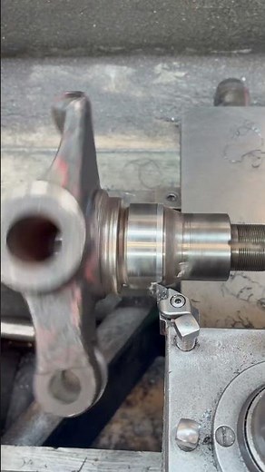 Repairing the axle spindle part 2 #automobile #mecaniquedupoint #tip #cncmill