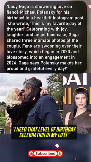 💖Lady Gaga’s Heartfelt Birthday Tribute to Fiancé Michael Polansky!
