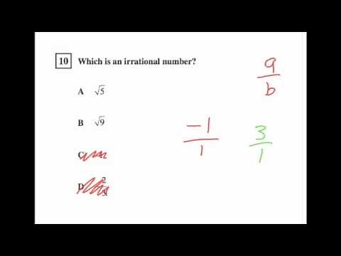 CST Math Released Questions Pre-Algebra 1-16