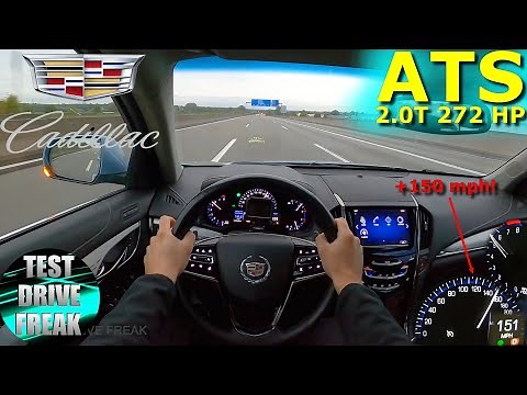 2014 Cadillac ATS 2.0T RWD Performance 272 HP TOP SPEED AUTOBAHN DRIVE POV