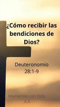 ¿Como recibir las bendiciones de Dios? 🤔 #cristianosconfe