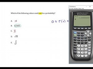 Probability: Invalid Probability Values