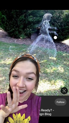 17K views · 425 reactions | Chicken wire ghost part one! #halloween | Holly Auna | Facebook