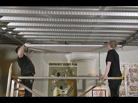 How to install ProSound Acoustic Ceiling Rafts. Easy step-by-step DIY installation