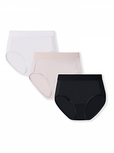 Vanity Fair Radiant Collection Women's 360 Comfort Brief Underwear, 3 Pack, Sizes S-5XL