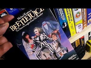 Beetlejuice meets the Maitlands VHS movie played on VCR CRT TV