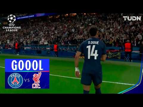¡GOOL DEL PSG! PSG vs Liverpool | UEFA Champions League - Final Quarter - Ida 2025-26 | TUDN