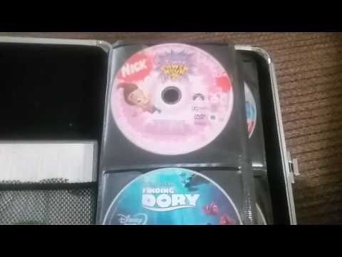 My case full of kids dvds