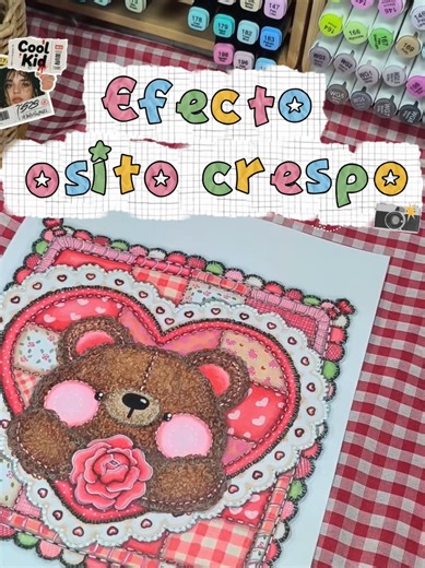 Ilustración de Osito Crespo: Técnica de Pintura