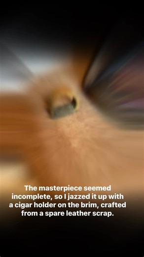 An Enhancement to the Custom Hat Design by Tonya Cooley DeBerry #cigarhats #cigarlife | His Way Artz