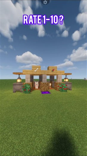 Minecraft pet house 🐕 #minecrafttutorial