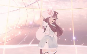 【VRCHAT MMD】完全不会被闲言杂语影响跳舞的猫猫