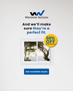 You’ve been waiting for a sale worth your time – and here it is! With Window Nation’s semi-annual sale, you’ll get 60% off and a free entry door when you purchase a house full of windows, plus pay nothing until 2027! With top-quality materials and unmatched installation, you can trust Window Nation with upgrading your home. What’s more, your new windows come with a lifetime warranty, so your investment is protected way into the future too. Window Nation’s semi-annual sale ends May 31. Click to s