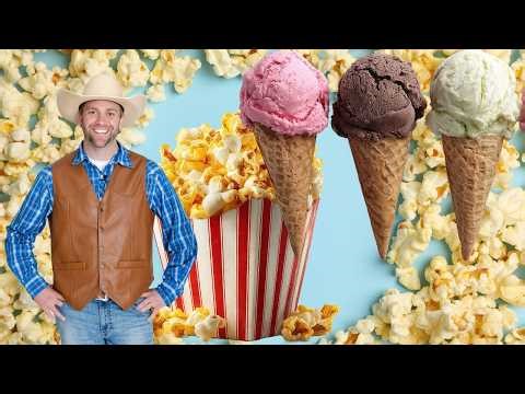 Cowboy Jack’s SWEET Adventure 🤠🍦🍿 Ice Cream & Popcorn Fun for Kids!