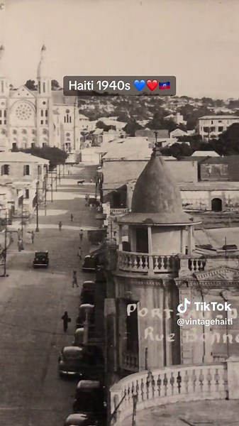 Port-au-Prince, Haiti 1940s 💙❤️#Haiti #Haitian #city #citylife #cityboy #citygirls #citywalk #town #townhouse #townhome #township #cityescape #streetwear #achitecture #achitecturedesign #building #citylights #cityliving