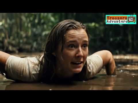 Lost in the Quicksand: A Girl's Fight Against Nature’s Trap😭#quicksand #survival #adventure #explore