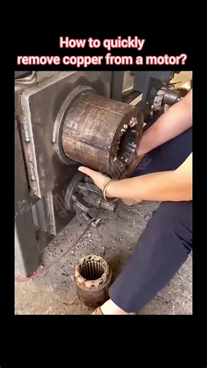 Electric Motor Copper Extraction for Efficient Recycling