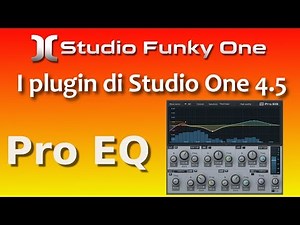 Studio One Pro EQ, plugin equalizzatore (ITA)