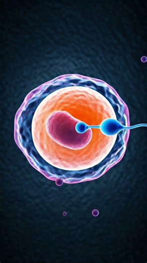 The Beginning of Life: Sperm Meets Egg in 3D 🧬 | Medi Shorts