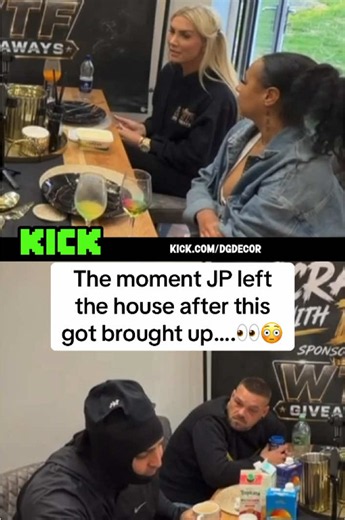 The moment JP left the house after this got brought up