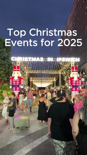 ❄️The countdown to Christmas is on! Make sure you have these events on your radar...✨ 1. St Nicholas Precinct 12-21 December at Tulmur Place 6.30pm-9.30pm nightly (6-9pm 15 December). 2. Springfield Carols at Robelle Domain 13 December, starts 5pm, fireworks at 8.30pm. 3. Marburg Christmas Carnival 6 December at Marburg Showgrounds, 4-8pm. 4. Enchanted Christmas at Ipswich Showgrounds 6 December, 4-9pm. 5. Rosewood Christmas Festival 12 December at Rosewood Showgrounds, 5-8pm. 🎄More information