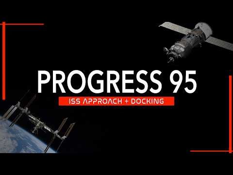 LIVE! Progress 95 ISS Cargo Docking