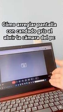 Te salió un candado gris al abrir la cámara del pc? Aquí te dejo cómo solucionar el problema 😀