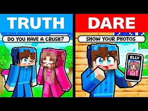 Playing TRUTH OR DARE With My CRUSH in Minecraft!