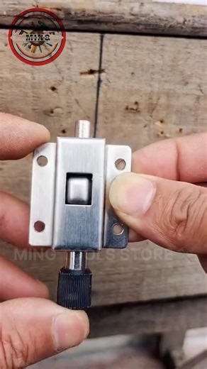 Stainless Steel Spring Loaded Push Button Gate 🛠️