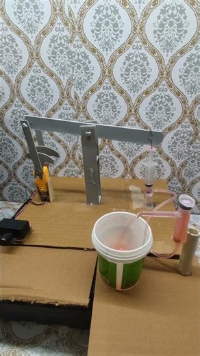 DIY🤯 Crude Oil Pump Jack Model | Working Science Project #diy #shorts #science #trending #petrol